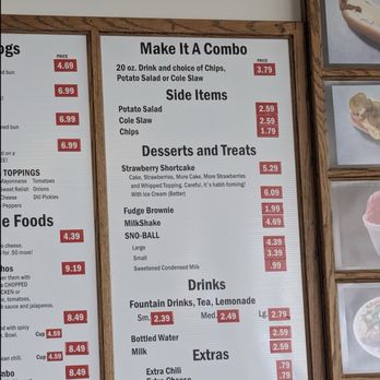 Al’s Hotdogs & Other Fine Foods menu 1